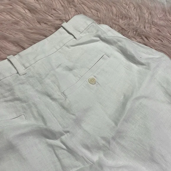 NWT Madewell White The Harlow Wide-Leg Pant in 100% Linen - Picture 11 of 11